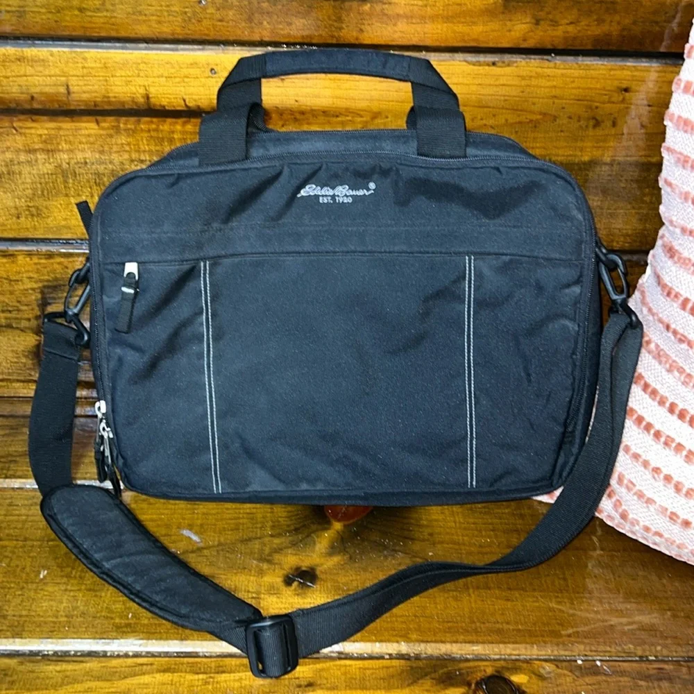 Eddie Bauer Black Laptop Bag - OS‎